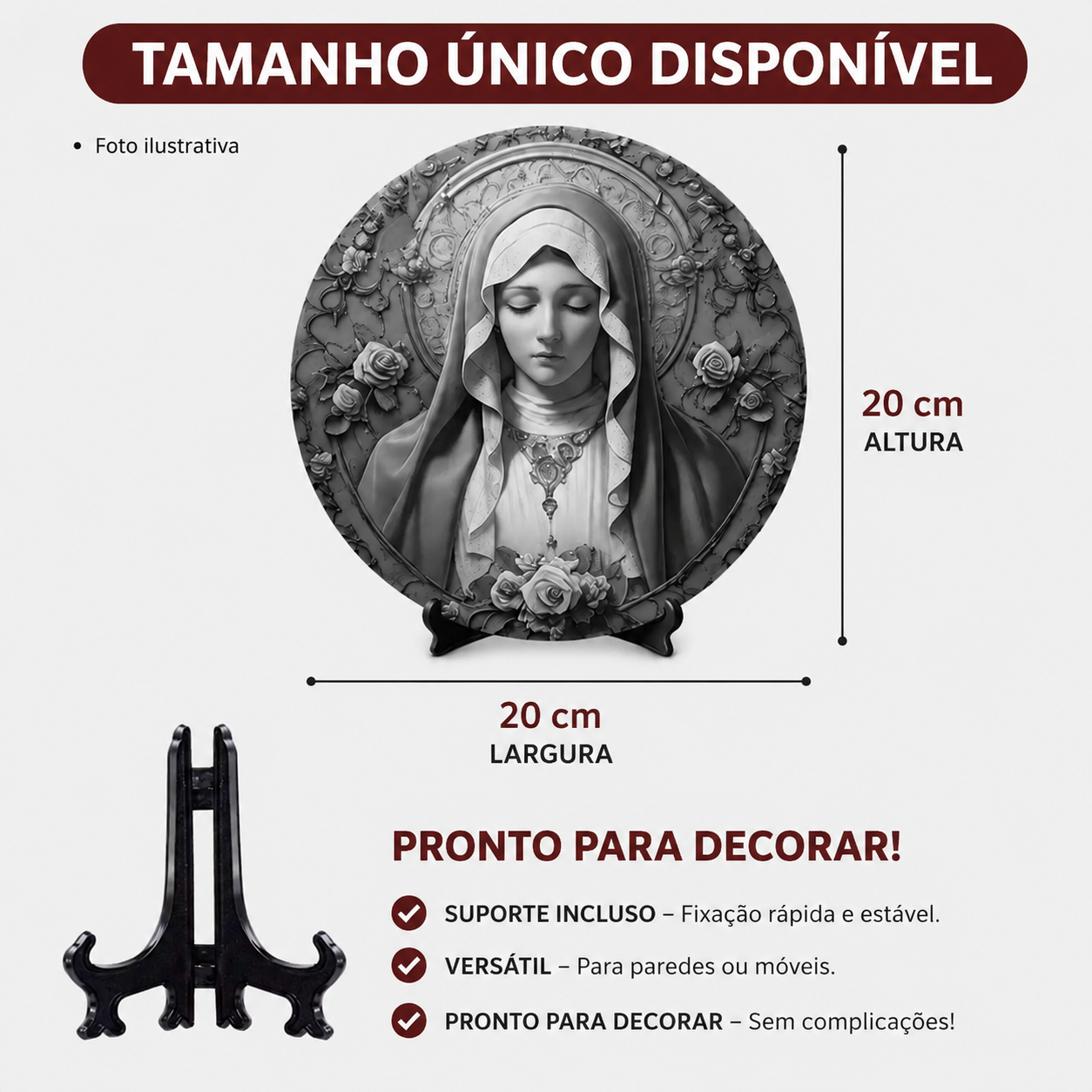 Decoração Nossa Senhora da Graça Celestial